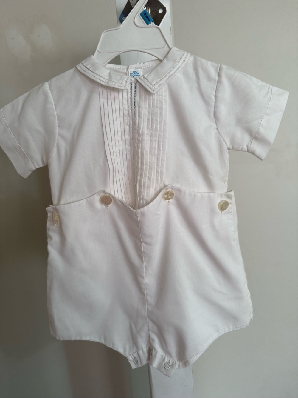 Vintage Feltman Brothers Hand Embroidered Romper
